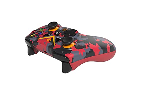 Image of Cosmic Byte C3070W Nebula 2.4G Wireless Gamepad for PC supports Windows XP /7 /8 /10 /11, Sensitive Triggers, Upgraded with USB C Port, Rubberized Texture (Camo Red)