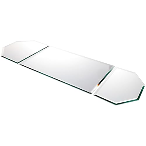 Plymor 36" x 12" Runner Set, 5mm Thick Beveled Glass