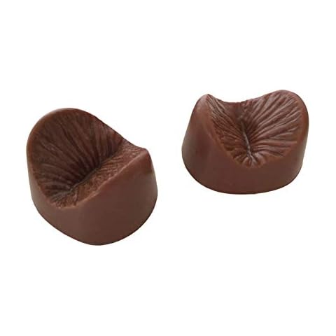 Essential Gift Present. Naughty Chocolates For A Sweet Tooth. Edible Anus Shaped Chocolates Cover
