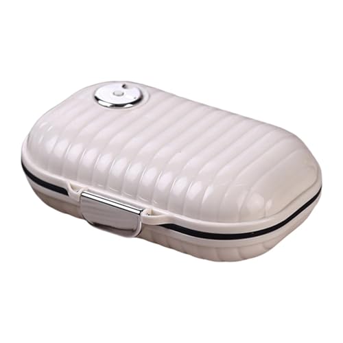 Pastillero – Pastillero Pequeño Portátil, Organizador De Viaje Impermeable Con 7 Compartimentos, Almacenamiento De Medicamentos Para Pastillas, De Pescado, Pendientes, Tachuelas | De Bolsillo,