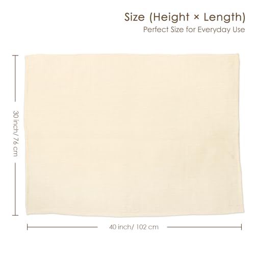 Image of Baby Blankets for Boys Girls, Soft Nursery Minky Blankets with Muslin and Dotted Fleece Back 30x40 inches, Receiving Bed Quilt for Newborn, Infants, Toddlers (Beige)
