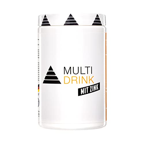 YPSI Multi Drink mit Zink - Multivitamine und Mineralstoffe in Pulverform - Orangen-Geschmack 180g