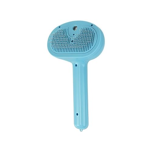 Image of Cat Steam Brush for Indoor Cats - Gentle Cat Hair Brush with Steam Mist, Self-Cleaning Feature, and Quiet Massage Function - Perfect for Shedding, Tangles, and Grooming | Steam Brush for Cats