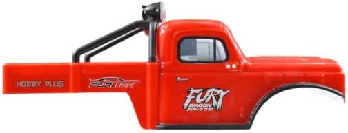 FURITEK Fury Wagon Body for FURITEK FX118 - Remote Control CAR, RC Crawler 1/18 Body Shells (HELIDIRECT) (RED)