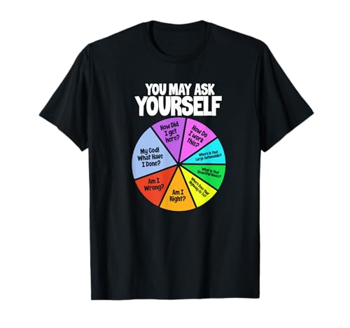 You May Ask Yourself 80's 1980s Eighties Sarcastic Funny T-Shirt