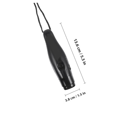 Silbato electrónico de árbitro de ABS negro miniatura 2