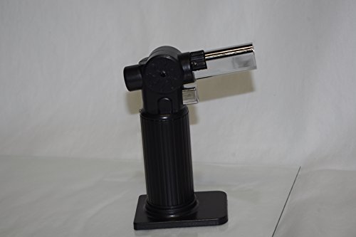 A.A.E. - Jet Torch Butane Refillable LighterBLACK for Camping Hunting Grilling Cooking, Soldering