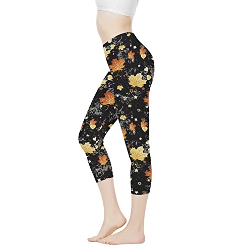 AFPANQZ Damen Yoga Leggings Nahtlose Kompressionshose für Fitnessstudio Sport Scrunch Butt Weiche Hohe Taille Leggings Work Out, ahornblatt, XX-Large AFPANQZ Damen Yoga Leggings Nahtlose Kompressionshose für Fitnessstudio Sport Scrunch Butt Weiche Hohe Taille Leggings Work Out, ahornblatt, XX-Large