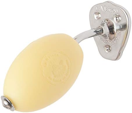 Wall Mounted Rotating French Soap Holder - Chrome Finish - with Savon de Marseille Lemon Soap 270g