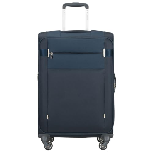 Samsonite Citybeat - Spinner M, Erweiterbar Koffer, 66 cm, 67/73 L, Blau (Navy Blue)