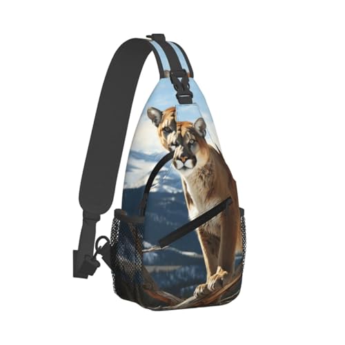 Morrales Crossbody Sling Bag Panther Mountain Lion miniatura 7