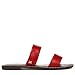 Sam Edelman Women's Gala Flat Sandal, Summer Red, 8