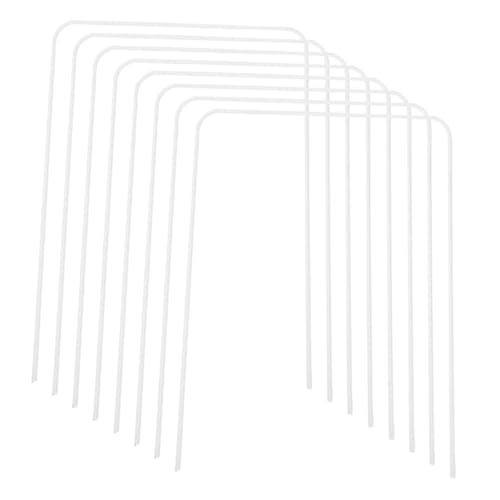 BCOATH Pcs Wire Football Goal Set for Outdoor Croquet Metal Wickets Stakes for Family Games Easy Assembly