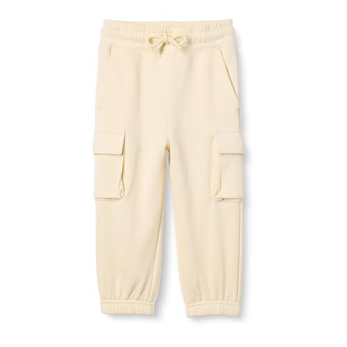 Amazon Essentials Jogger Cargo Unisex Bambini e Ragazzi, Beige, 4 Anni