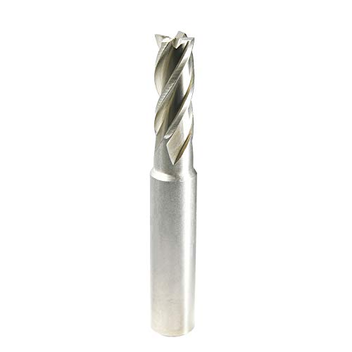 Image of MAXTOOL 5 /16x2.5 inch HSS M2 END MILL CUTTERS HIGH SPEED STEEL 4 FLUTES CENTER CUT STRAIGHT SHANK EM02W04R020