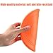 Fc'Noqgn 2 Pcs Flying Disc rutschfest weiches Silikon Spielzeug Eltern & Kleinkind Zeit im Freien Sport, Orange, Rot