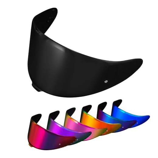 PSLER Visiera per Casco per Shoei NXR2 Z8 Visiera Colorata per RF-1400 CWR-F2 CWR-F2R X-Fifteen X15 X-SPR Pro Protezione UV per Moto Accessori di Ricambio per Visiera Protettiva(Nero Scuro)