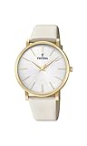 Wasserdichtigkeit: 3bar Festina Damen Analog Quarz Uhr mit Leder Armband F20372/1