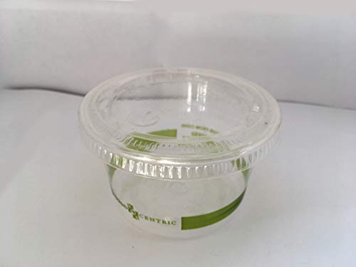 MarketPro Round Souffle Cup Lid Clear, PET | 2500/Case