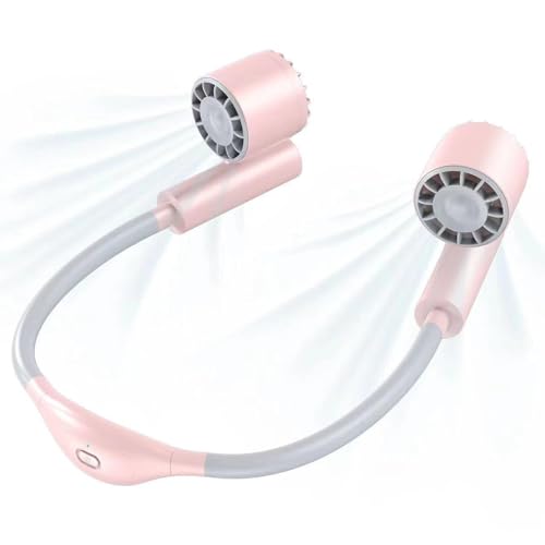 Ventilateur portable mini ventilateur mains libres réglable 3 vitesses été - 2
