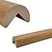 Produktbild Betriebsausstattung24® Eckschutzprofil Typ A | Länge: 1,0 m | Material: hochflexiblem Polyurethan-Schaum | Selbstklebend | Farbe: Holzoptik natur | Kantenschutz