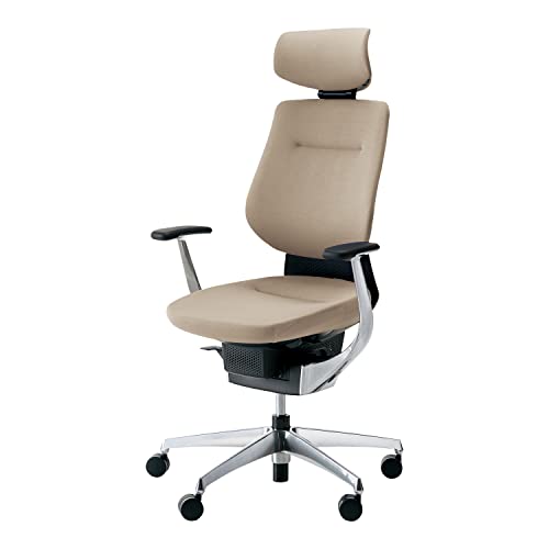 コクヨ イング イス ミディアムグレージュ クッションタイプ デスクチェア 事務椅子 座面が360°動く椅子 CR-GA3245E6G4MA-VN 【ラクラク納品サービス】