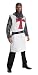 Rubie's Heroes And Hombres Adult Knight To Remember Costume Tunic And Headpiece, White, Standard