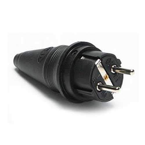 Schneider/Monofaze 1x16A Kauçuk Düz Fiş; 3201-301-0300