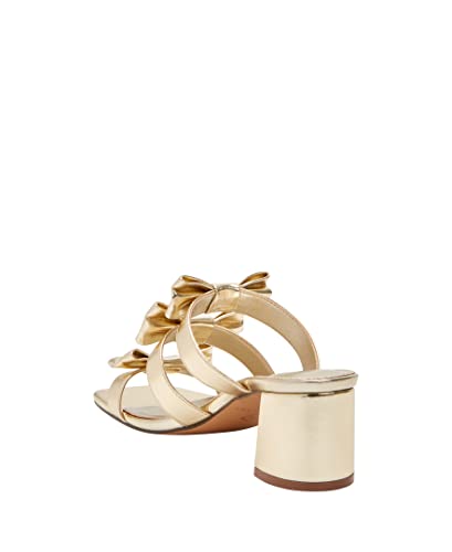 Katy Perry Women's The Tooliped Bow Sandal Heeled, Gold, 10 #TOP2