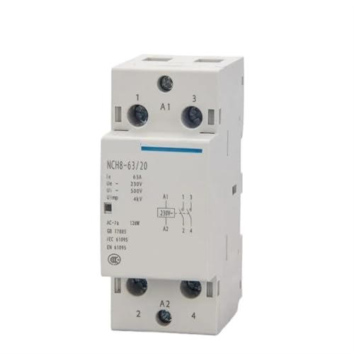 Contacteur de qualite NCH8-25A 2NO interrupteur modulaire durable