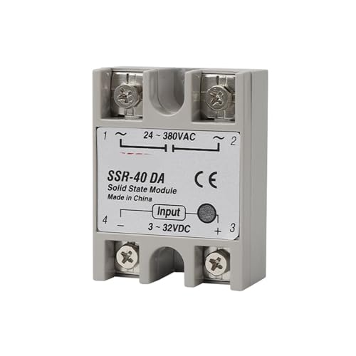 Relé de estado sólido SSR 40A soluciona el desgaste en hornos con su control DC a AC 220V 5
