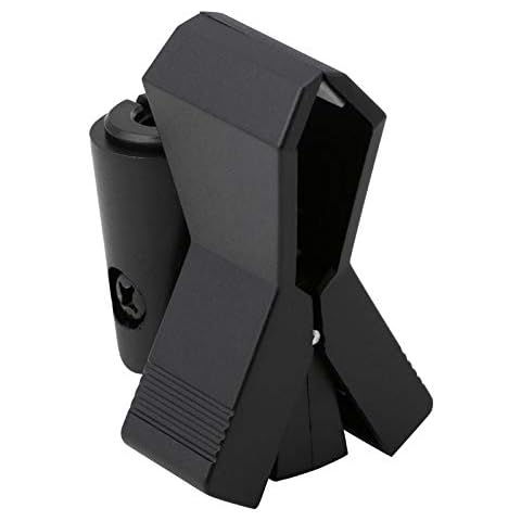 UOTA Mic Stand - TOOGOO(R) 5X Flexible Microphone Mic Stand Accessory Plastic Clamp Clip Holder Mount Black Cover