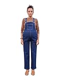 Forme large ENVIE DE FRAISE Salopette en Jean de Grossesse Forme Large Denim Brut 48