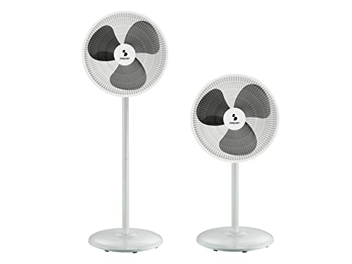 Beper P206VEN152 Ventilatore a Piantana e Ventilatore da Tavolo, 2 Altezze in 1 - Ventilatore Basso...