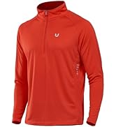 NORTHYARD Men's Running Shirt Long Sleeve Performance Zip Pullover Quick Dry Athletic Workout Shirts