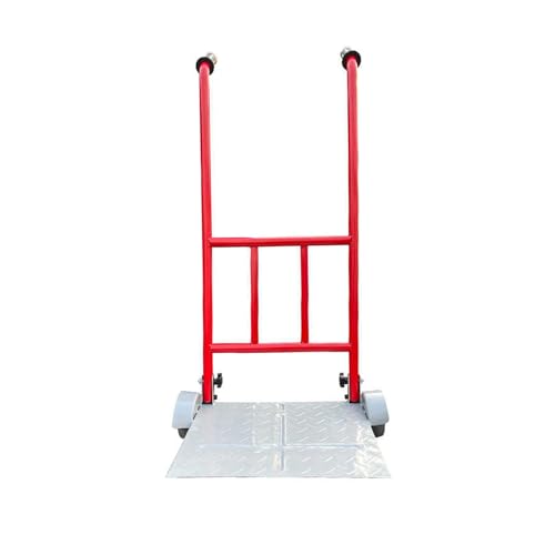 Carrito para plantas con ruedas, carrito de mudanza plegable de alta resistencia, camión de mano portátil con dos ruedas, capacidad de carga de 150 kg