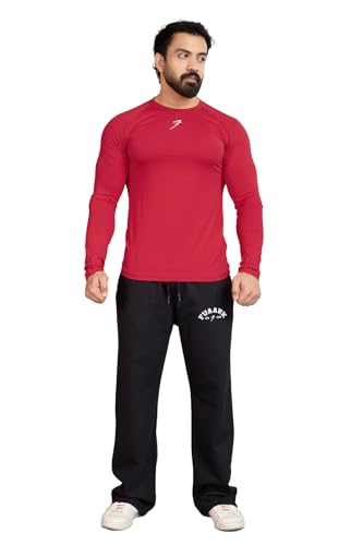 Image of FUAARK Men's Full Sleeves Gym Slim Fit T-Shirt