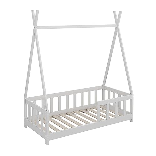 Oskar-Store Livinity Kinderbett Tipibett Einzelbett Susanna Weiß modern...