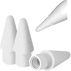 Kit 3 Pontas Ponteira Substituição Compatível Apple Pencil 1 e 2 Geração Caneta (Hard)