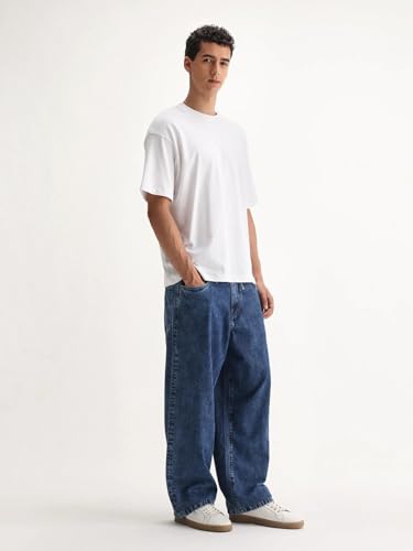Image of Rare Rabbit Baggy Plain Jeans