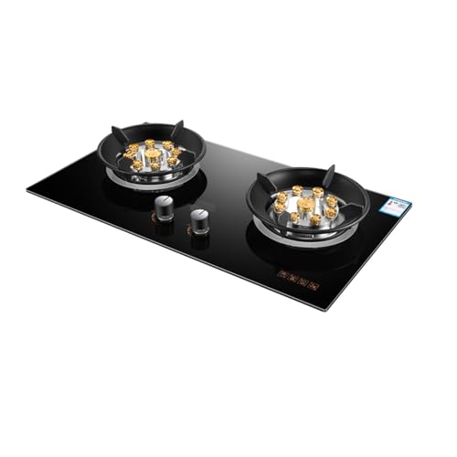 エネルギー集中強化ガラスガスストーブは、チャイルドロック、消火保護、エネルギー集中防風機能を備えています。(LPG)