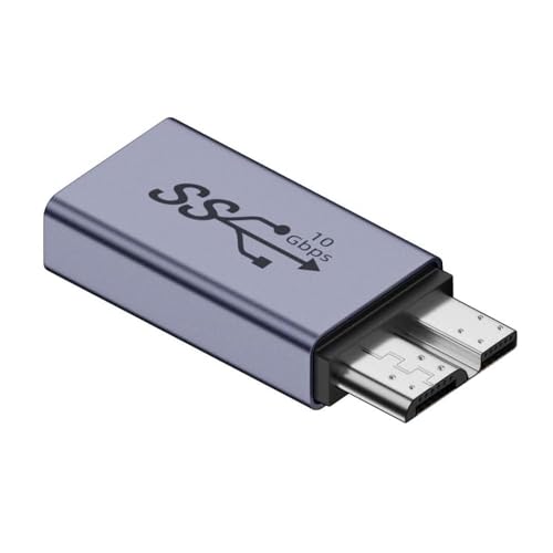 Image of Tobo 10Gbps USB A Female to USB3.0 Micro B Male External Hard Drive Adapter USB3.1 to Micro B Data Charging Converter, for External Hard SSD Drive, Digital Camera, Phone(Micro