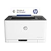 HP Color LaserJet 150nw, 4ZB95A, Imprimante monofonction A4, Impression recto verso manuelle, 18 ppm, USB, Wi-Fi, Écran LCD, Blanche