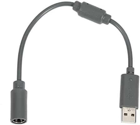 Wired Controller Cable Extension for Xbox 360 Break Away Break Off for Microsoft Xbox 360 USB Breakaway Game Accessories (Gray)