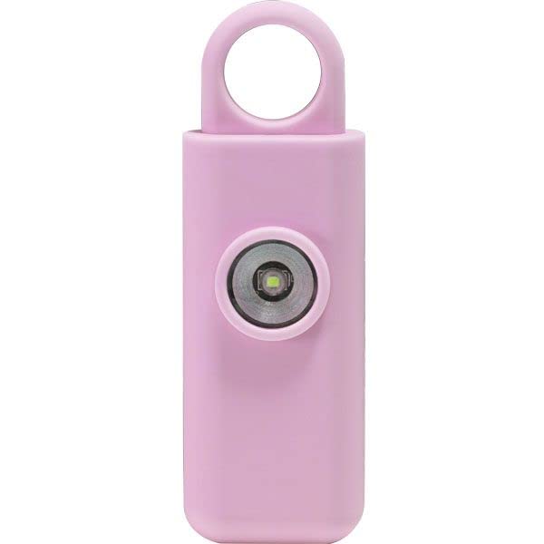 Safety Technology's Highly Effective 130dB Personal Panic Alarm and Strobe for Women, Men, Children, Elderly (Pink)
