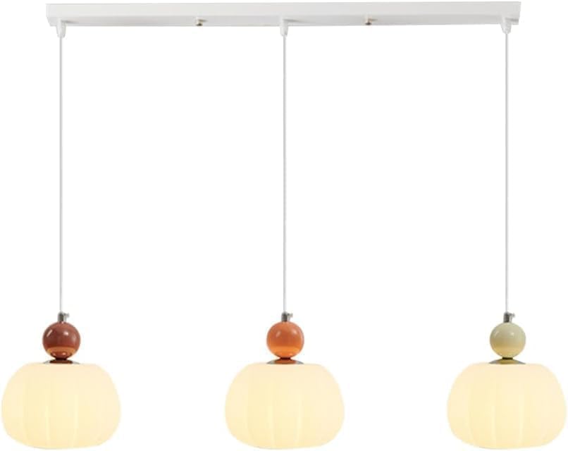 Lustre citrouille crème minimaliste mi-siècle de haute qualité