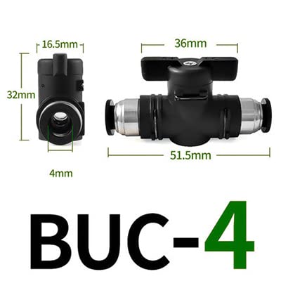 Vanne manuelle pneumatique BUC pour isoler vos circuits d'air comprimé 8mm