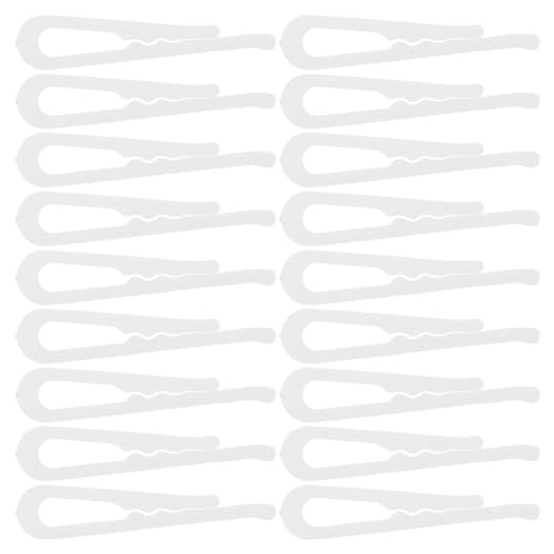 TOGEVAL Clips para Camisas de plástico 37,5 mm, 100 Piezas, Pinzas para Prendas como Faldas y Pantalones, Uso doméstico