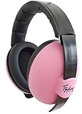 Friday Baby Baby Ear Protection (0-2+ Years) - Comfortable and Adjustable Noise Cancelling Baby Ear Muffs for Infants & Newborns | Baby Headphones Noise Reduction for Airplanes Fireworks Concert, Pink