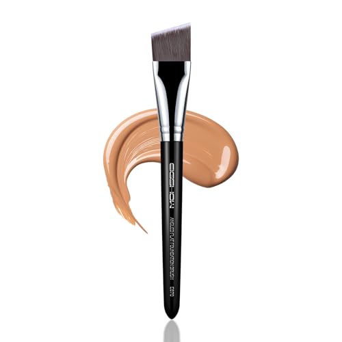 EIGSHOW Angled Flat Foundation Brush, Vegan Synthetic Bristles (E870)